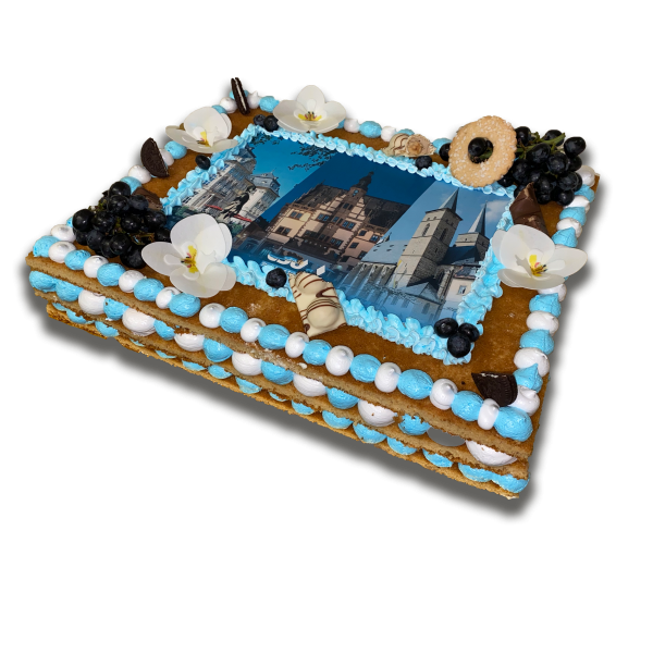 Eckiger Freestyle-Kuchen